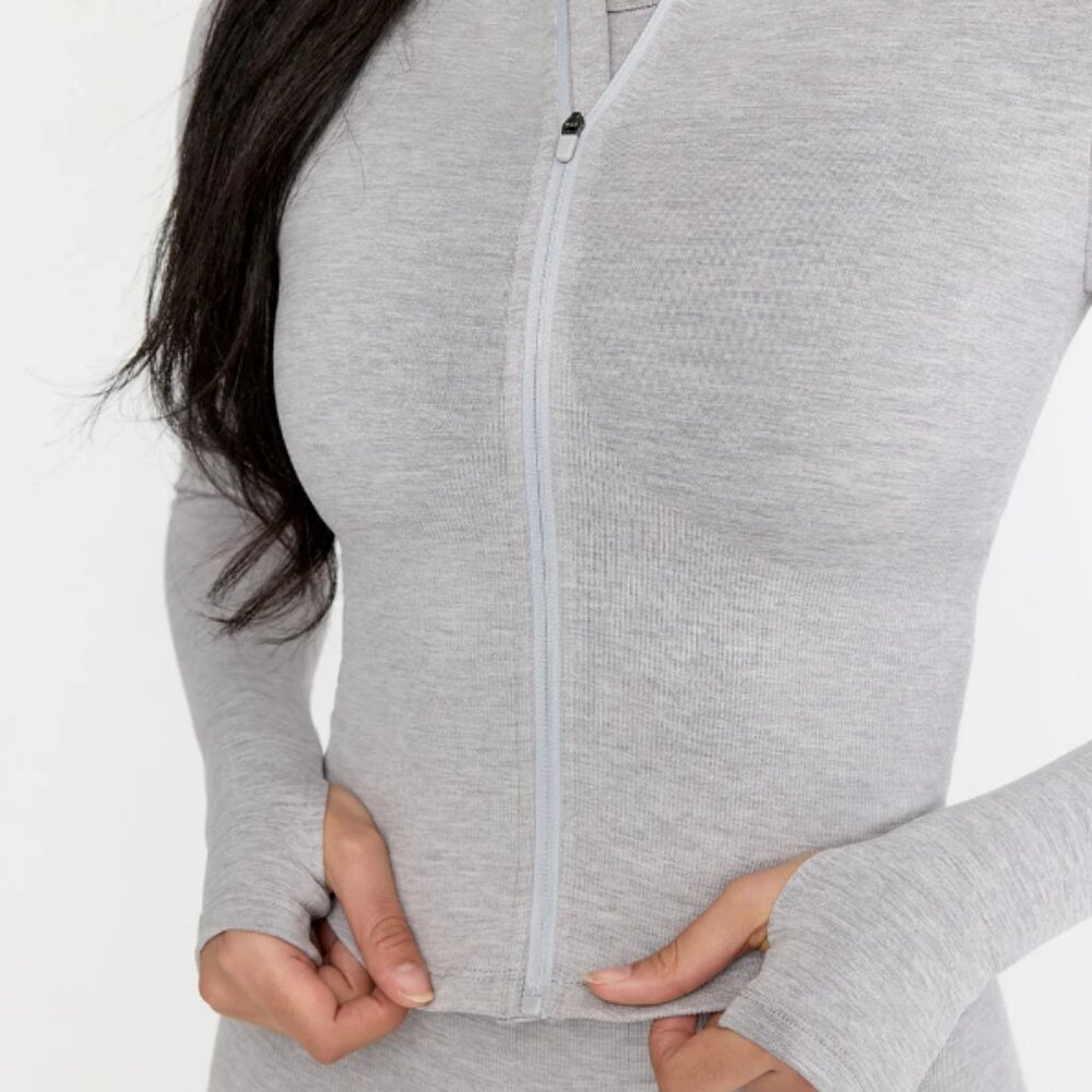 TALA - Sculpt Seamless Full-zip Hoodie (S) BLUE